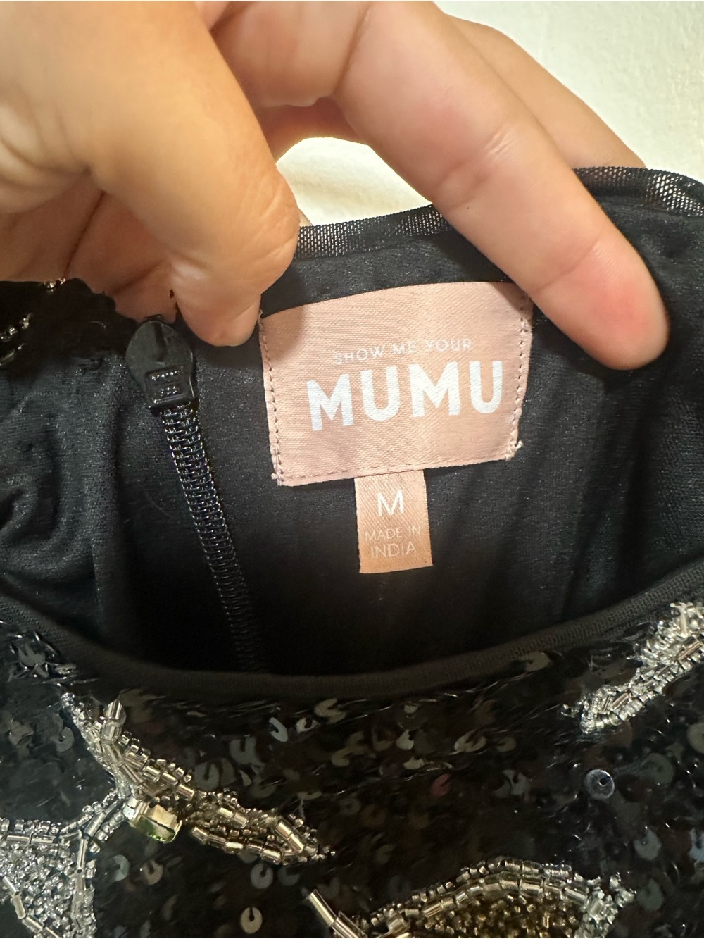 Show Me Your MuMu Black/Cocktail Sequin Mini Dress